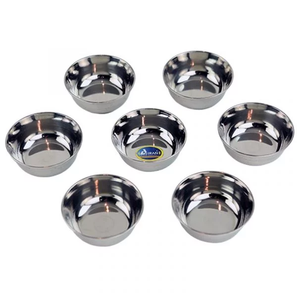 Offerschaaltjes rvs -- 6 cm