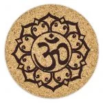 Ohm Lotus onderzetters set van 6 -- 8 cm