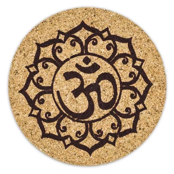 Ohm Lotus onderzetters set van 6 -- 8 cm