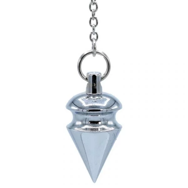 Pendel messing verchroomd -- 14 g; 3.5 cm