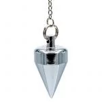 Pendel messing verchroomd -- 18 g; 3 cm