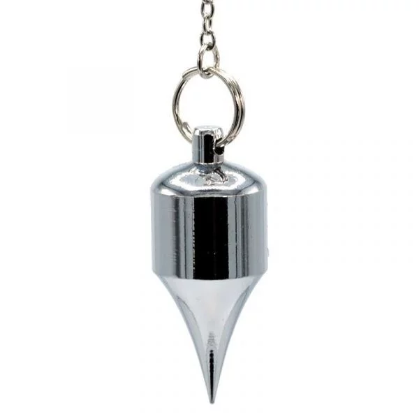 Pendel messing verchroomd -- 18 g; 4 cm