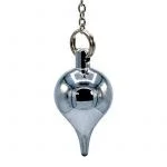 Pendel messing verchroomd -- 27 g; 3 cm