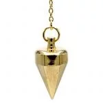 Pendel messing verguld -- 18 g; 3 cm