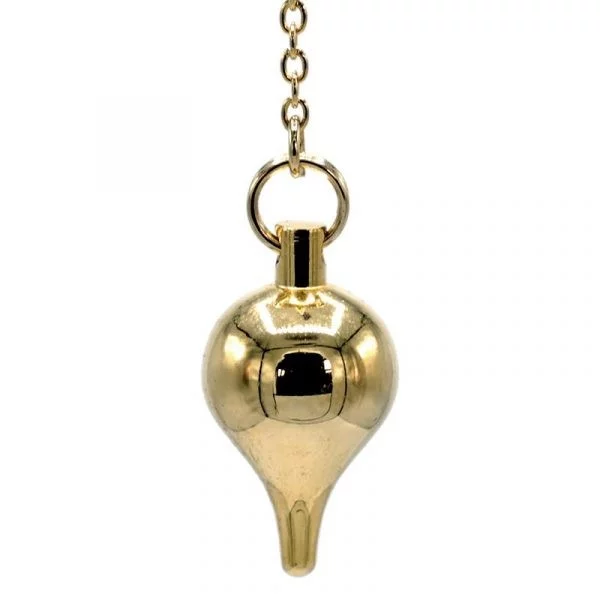 Pendel messing verguld -- 27 g; 3 cm