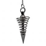 Pendel titanium/zwartkleurig -- 12 g; 4 cm