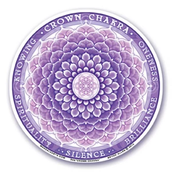 Raamsticker 7e chakra -- 10.5 cm