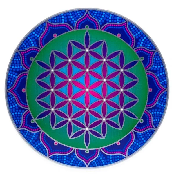 Raamsticker Heilige Bloem des Levens --13.5 cm