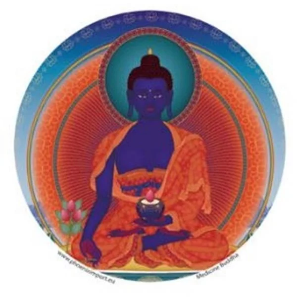 Raamsticker Medicijnboeddha -- 10.5 cm