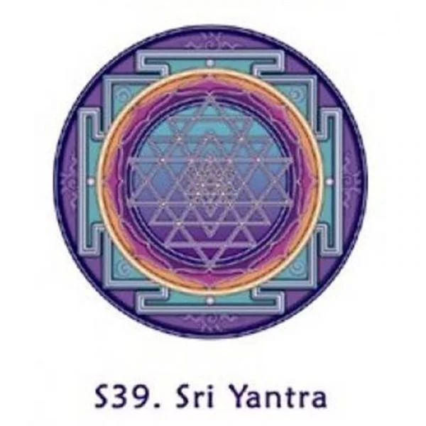 Raamsticker Sri Yantra -- 10.5 cm