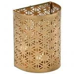 Sfeerlicht Bloem des Levens met spiegel -- 320 g; 16x12x9 cm