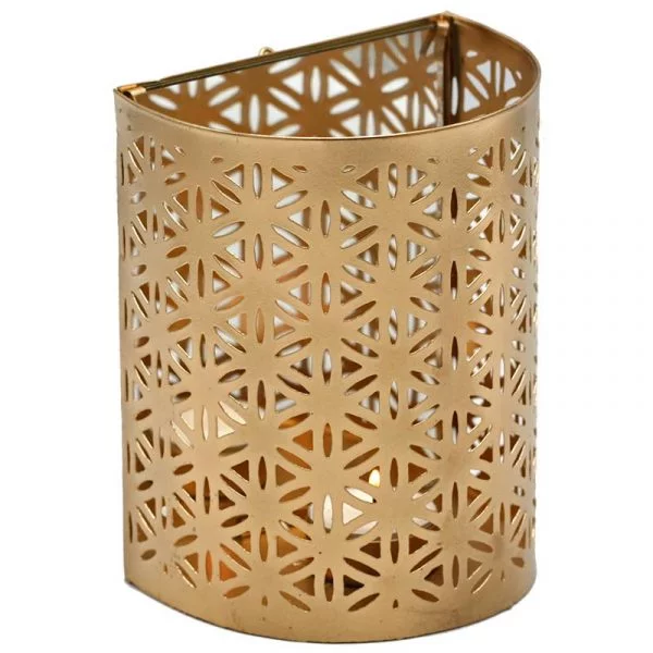 Sfeerlicht Bloem des Levens met spiegel -- 320 g; 16x12x9 cm