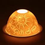 Sfeerlicht Porselein Dierenriem -- 300 g; 11.5 x 7.8 cm