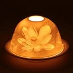 Sfeerlicht Porselein Lotusbloem -- 300 g; 13x13 cm