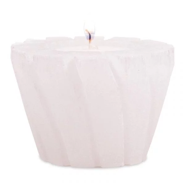 Sfeerlicht seleniet Divine Lotus -- 450 g; 6x7 cm