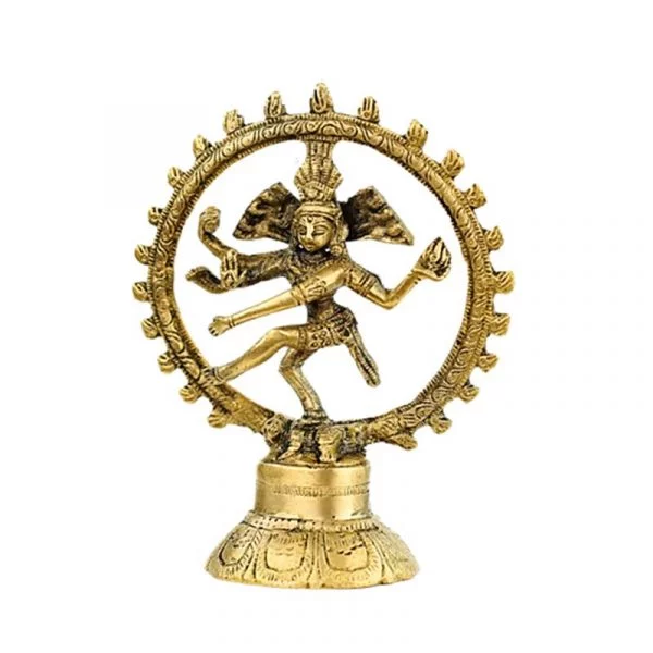 Shiva Nataraj messing 1 kleur -- 80 g; 10 cm