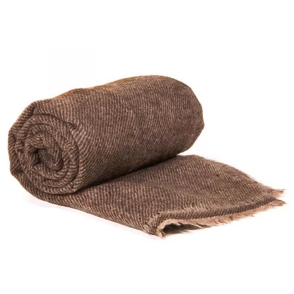 Sjaal van 100% jak wol -- 190-200 g; 210x70 cm