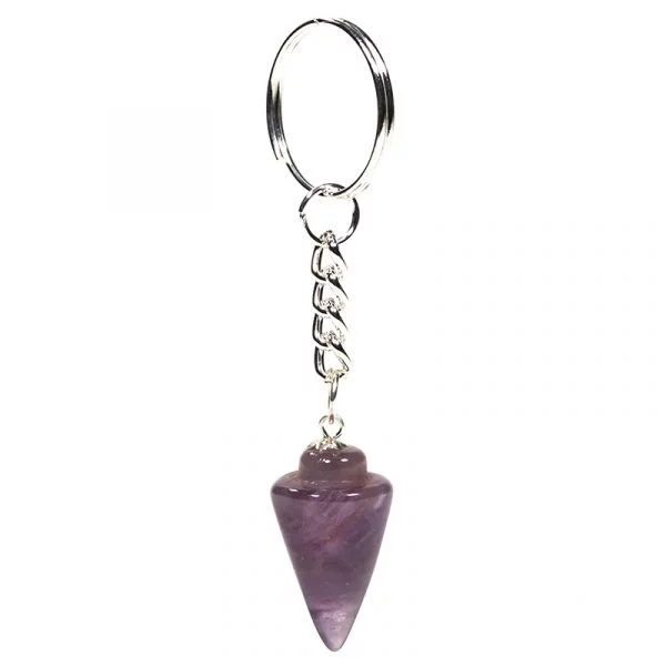 Sleutelhanger pendel amethist