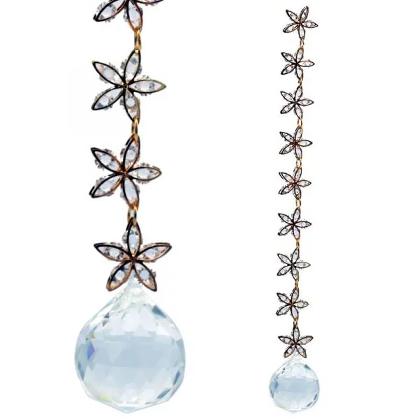 Stars and Unity Feng Shui kristal raamdecoratie -- 23.5 cm