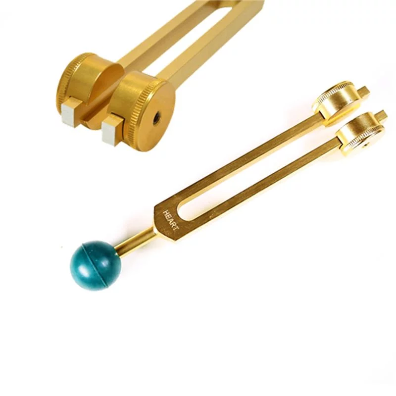 Stemvork-4e-chakra-goudkleurig Stemvork 4e chakra goudkleurig