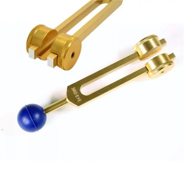 Stemvork 6e chakra goudkleurig