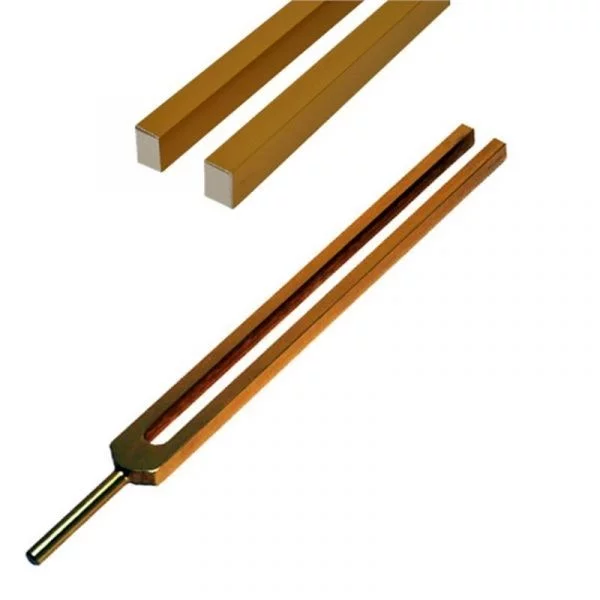 Stemvork Mid-Ohm universele Ohm-energie goudkleurig -- 27 cm