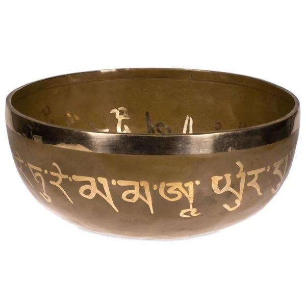 Tara Boeddha klankschaal -- 1800-2000 g; 25.5 cm