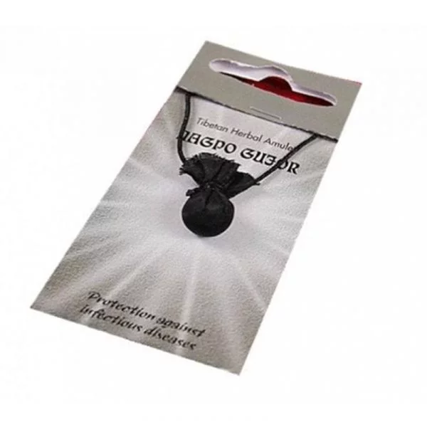 Tibetaanse bescherm-amulet Nagpo Gujor