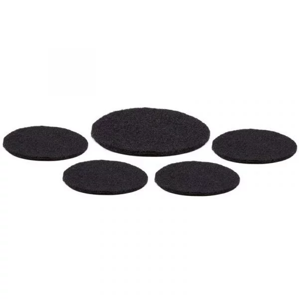 Vilten onderzetters voor klankschalen enz.