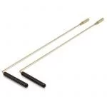 Wichelroede (per paar) messing -- 40 cm