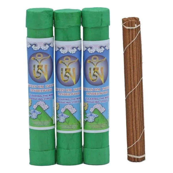 Wierook Tibetaans OM Sandelhout -- 35 g