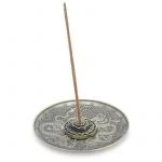 Wierookbrander Draken bronskleurig -- 10x10 cm