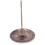 Wierookbrander Draken koperkleurig -- 10x10 cm