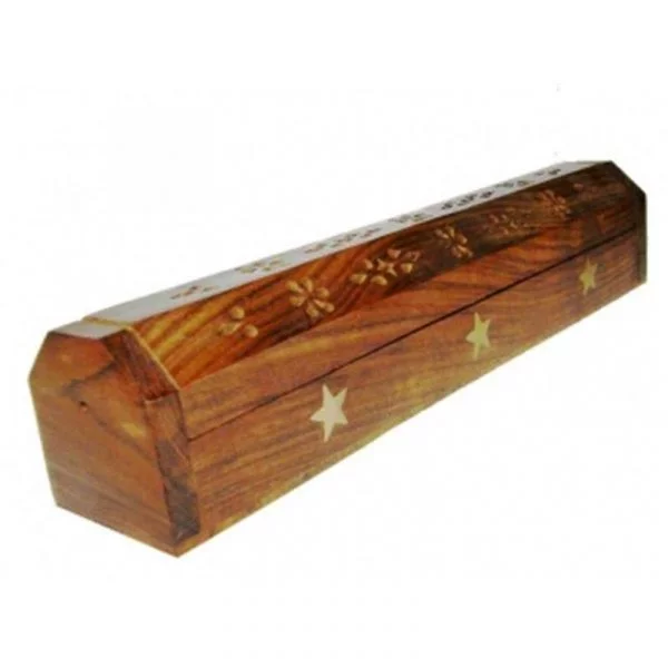 Wierookstokjes brander en bewaardoos sterren -- 30 cm