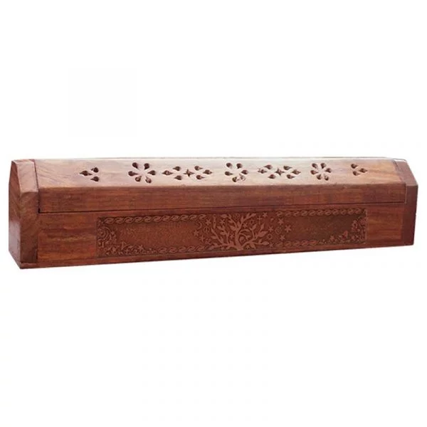 Wierookstokjes brander/bewaardoos boom des levens -- 31x5.5c