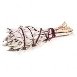 Witte Salie smudge fakkel per 3 verpakt -- 15-20g; 12x4cm