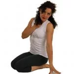 Yoga T-shirt wit M