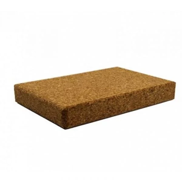 Yoga steunblok kurk voor schouderstand -- 30.5x20.5x5 cm