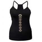 Yoga top 'Chakras' zwart S