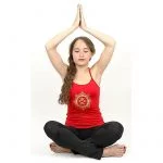Yoga top 'Ohm bali' rood L