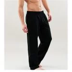 Yogabroek man zwart S-M