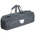 Yogatas grijs met witte lotus -- 70x15x20 cm