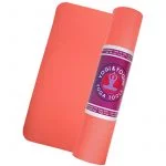 Yogi & Yogini TPE yogamat rood/bruin -- 1000g; 63x183x0.5cm
