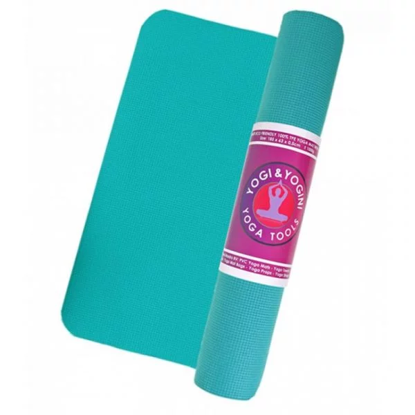 Yogi & Yogini yogamat turquoise -- 1250 g; 63x185x0.5 cm