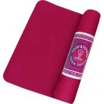 Yogi&Yogini TPE yogamat bordeaux/zwart -- 830g; 63x183x0.3cm