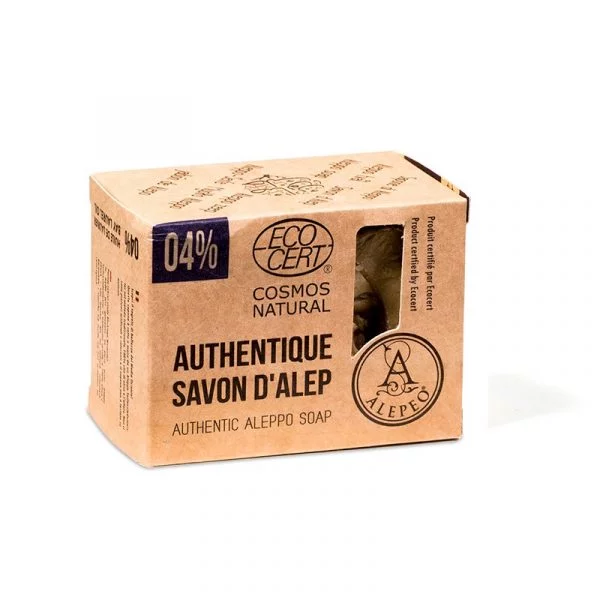 Zeep Aleppo 4% laurierolie -- 200 g