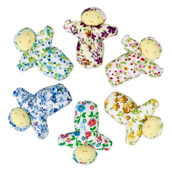 Zorgenpopjes - Worrydolls handgemaakt -- 7x5.5 cm