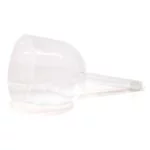 Kristallen klankschaal helder/handgreep/tas C#-toon -- 20 cm