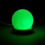 Mini Mood zoutlampje bol wit USB + LED -- 450 g; 9 cm - Afbeelding 3