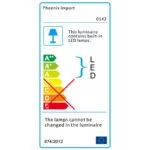 Mini zoutlampje bol oranje USB + LED -- 450 g; 9 cm - Afbeelding 3